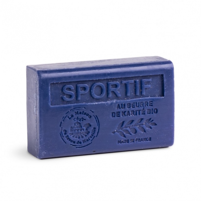 Săpun cu unt shea bio – Sportif, 125 g