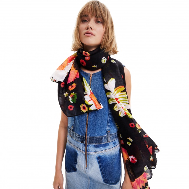 Eșarfă Desigual Daisy Pop
