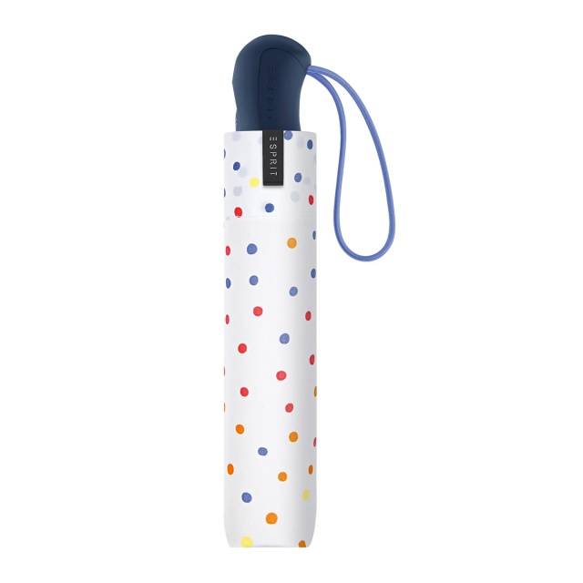 Umbrelă pliabilă, automată, Esprit Easymatic Light, cu buline colorate