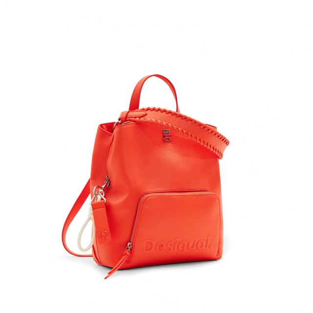 Rucsac Desigual Half Logo 24 Sumy Mini, portocaliu