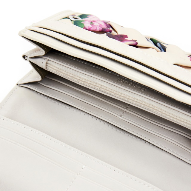 Portofel Desigual Éclat Mariona, ecru