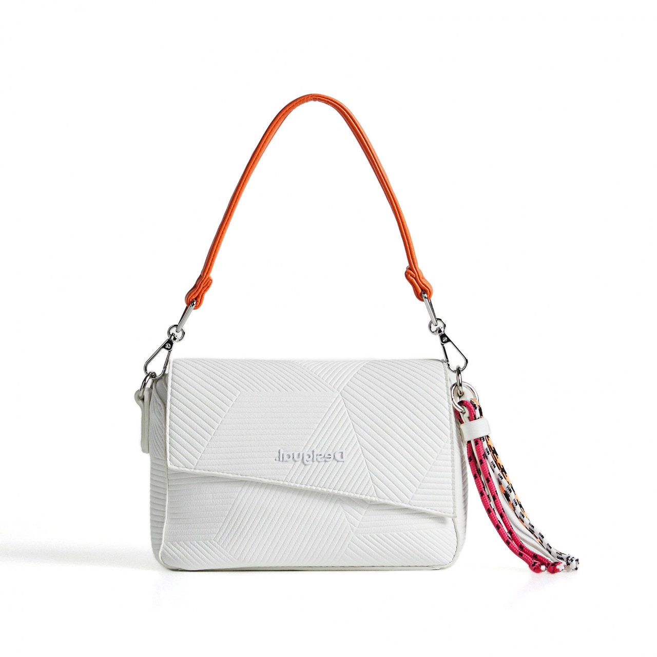 Geantă Desigual Rapsodia Phuket Mini, alb